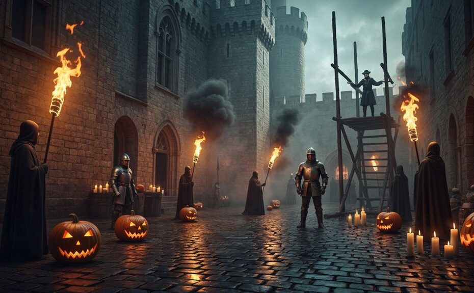 halloween mittelalterliche dunkle spektakel