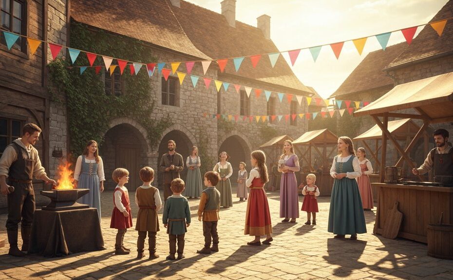 mittelalterliche Familienfeste Frühling