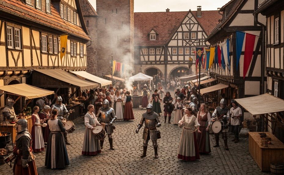 mittelalterliche Feste in Norddeutschland