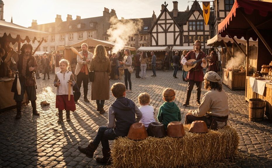 Erfahrungen von Kindern auf mittelalterlichen Märkten
