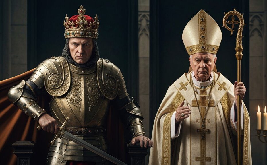 Kaiser gegen Papst Konflikt