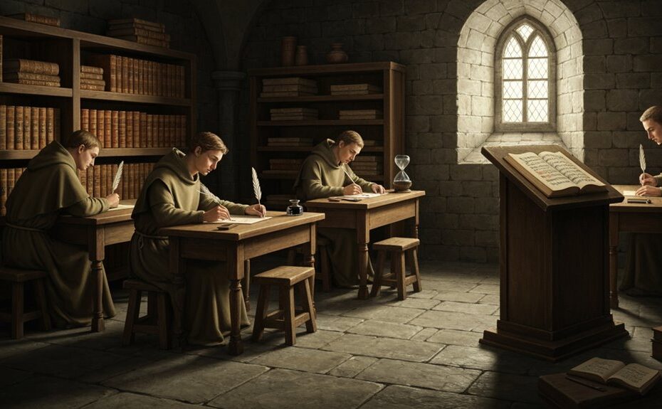 mittelalterliche monastische Schulausbildung