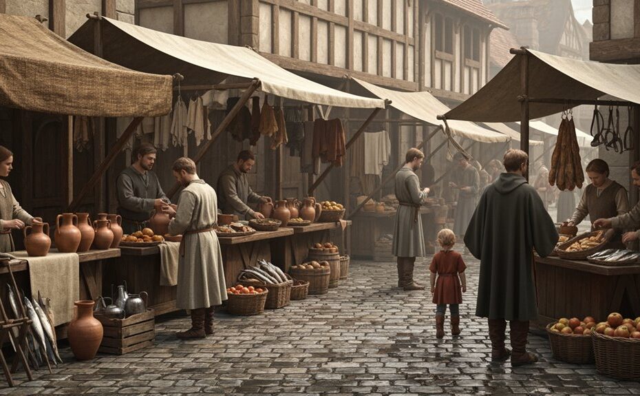 mittelalterliche Handelsvorschriften und Waren
